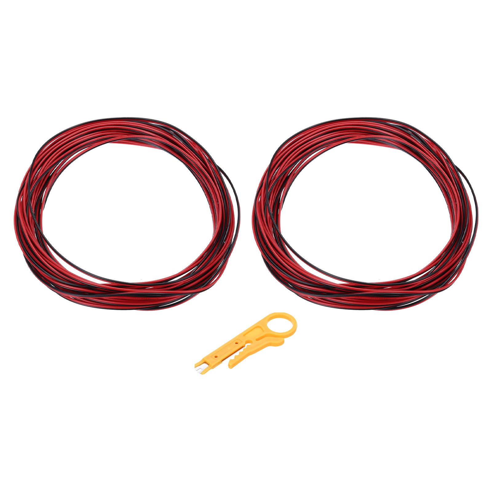 28 Gauge 2-Conductor Electrical Wire Tinned Copper 12Ft/3.75M 300V Cable, 2 Pack