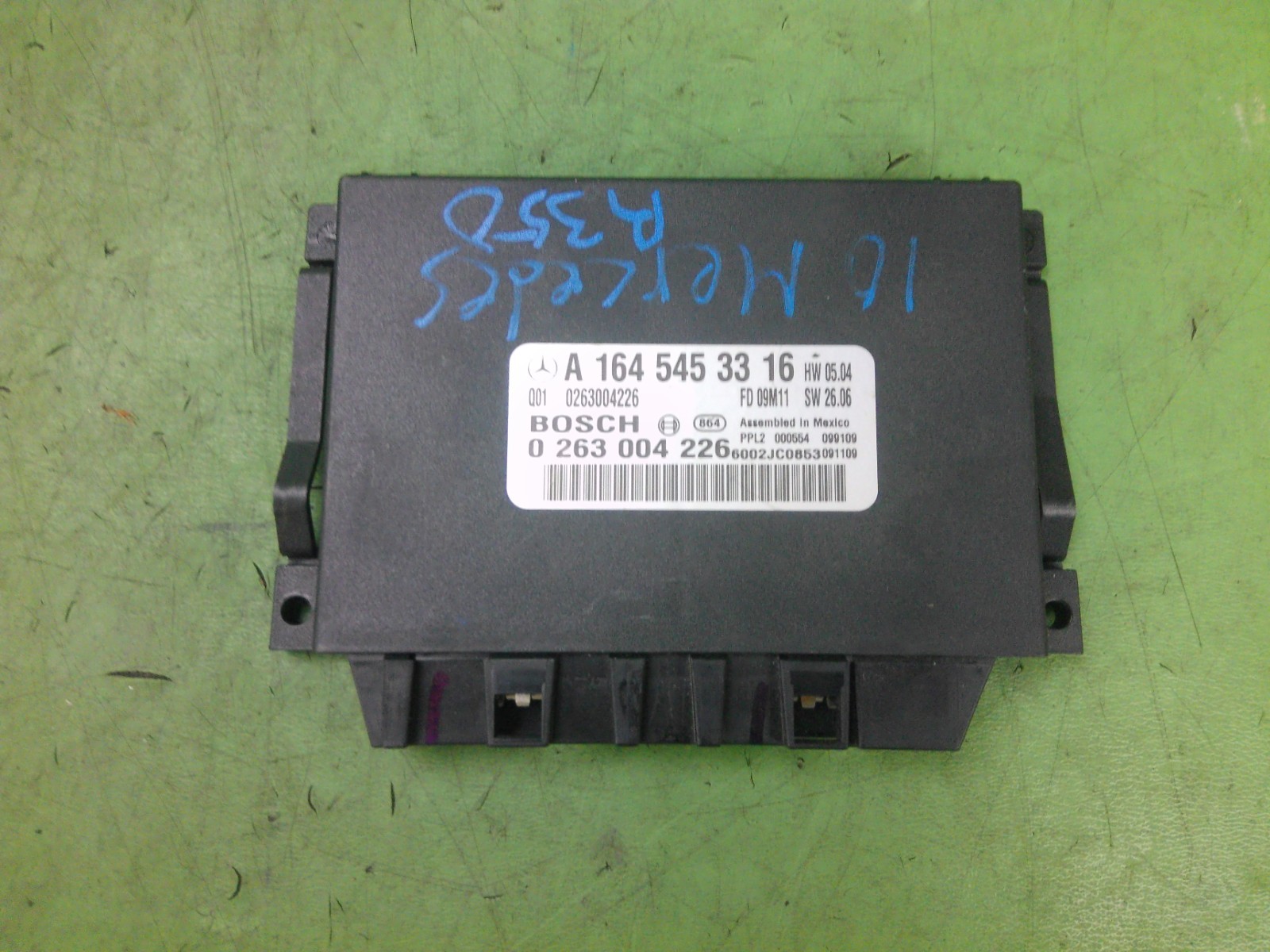 07-10 MERCEDES R350 PARK ASSIST PARKING CONTROL MODULE 1645453316 OEM