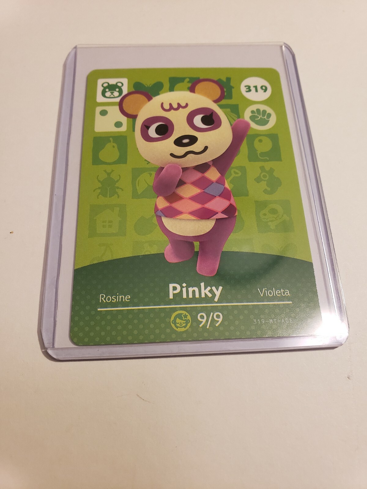 !SUPER SALE! Pinky # 319 Animal Crossing Amiibo Card AUTHENTIC Series 4 NEW!