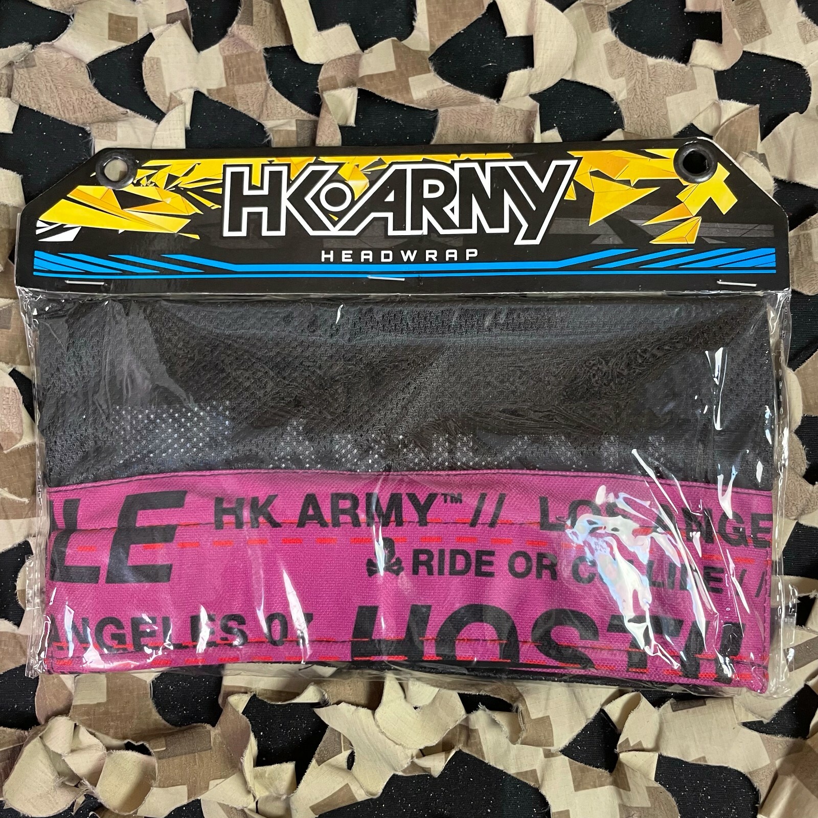 NEW HK Army Headwrap - Hazzard Pink
