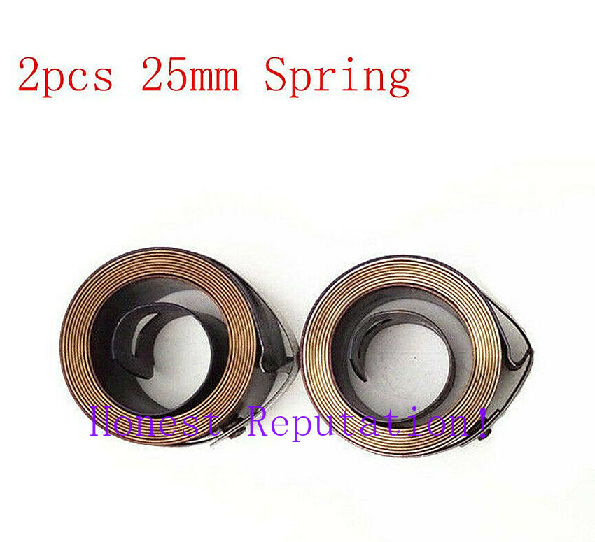 2pcs Milling Machine B178 Part Clock Return Spring 25mm Fit Bridgeport Mill Tool