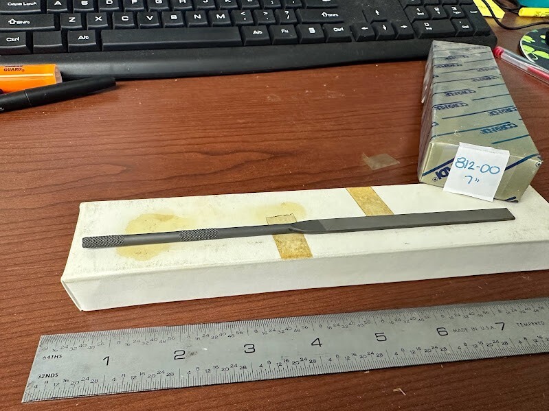 CORRADI EXTRA QUALITY NEEDLE FILES LOT OF 6 7" LOT OF 0 CUT:2 SERIES: 812-00