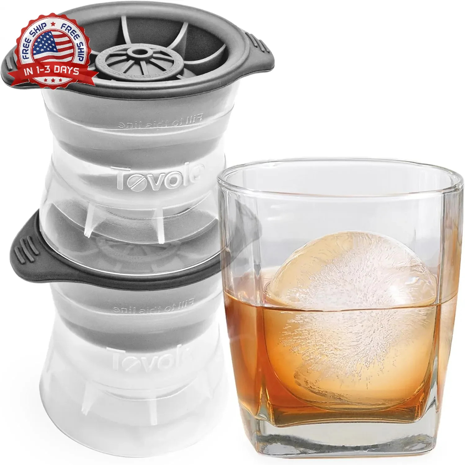Sphere Ice Molds - Set of 2