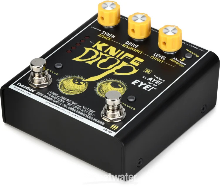 Eventide Knife Drop Suboctave Fuzz Synth Pedal