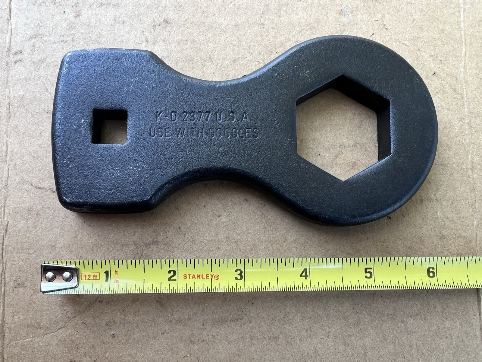 🇺🇸K-D 2377 Slugging Hub Axle Nut Wrench 1-3/8" 6 Pt.  1/2" Drive🇺🇸