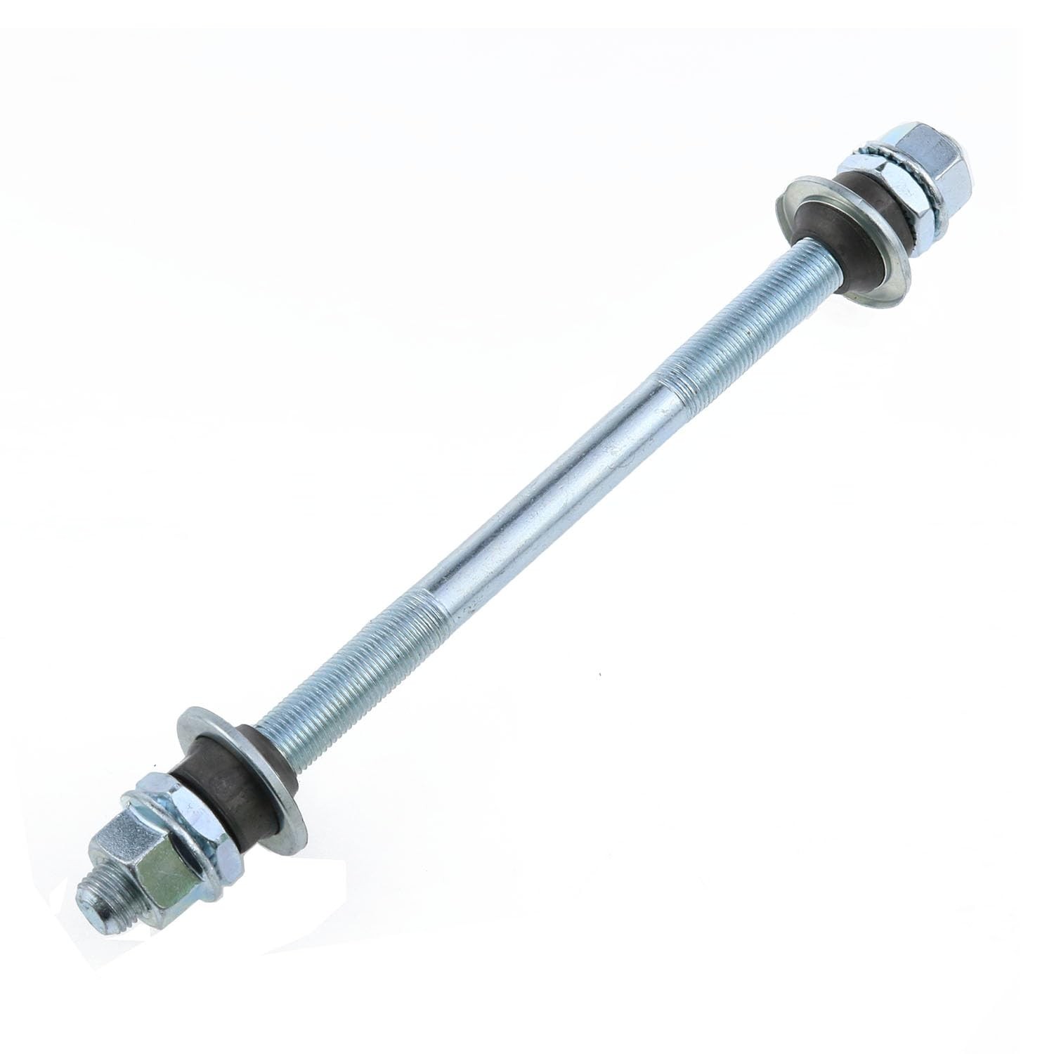 185MM Bike Axle Bicycle Multiple Speed Rear Hub Axle 3/8Inch Silver -1PCS