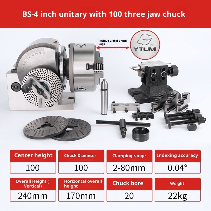 Universal Dividing Head for Milling Machine Simple Indexing Head Tool