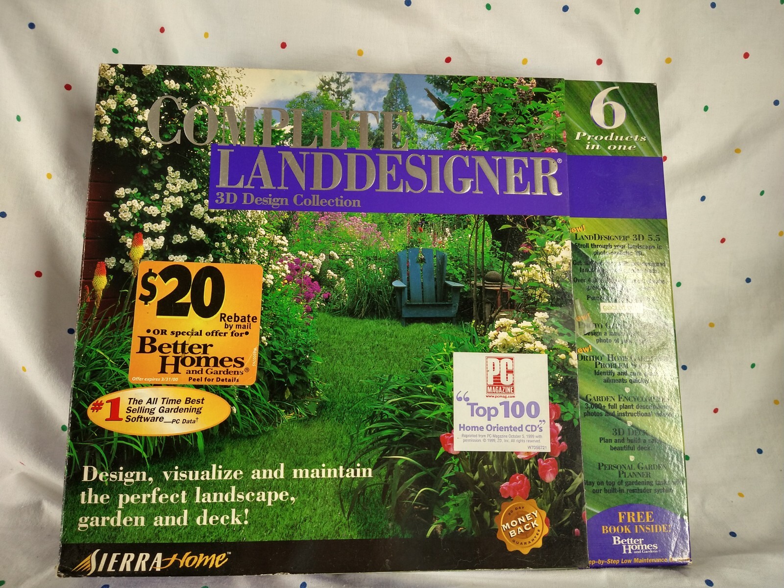 Lot (4) Boxed Vintage PC Software Home Garden Design & Publishing