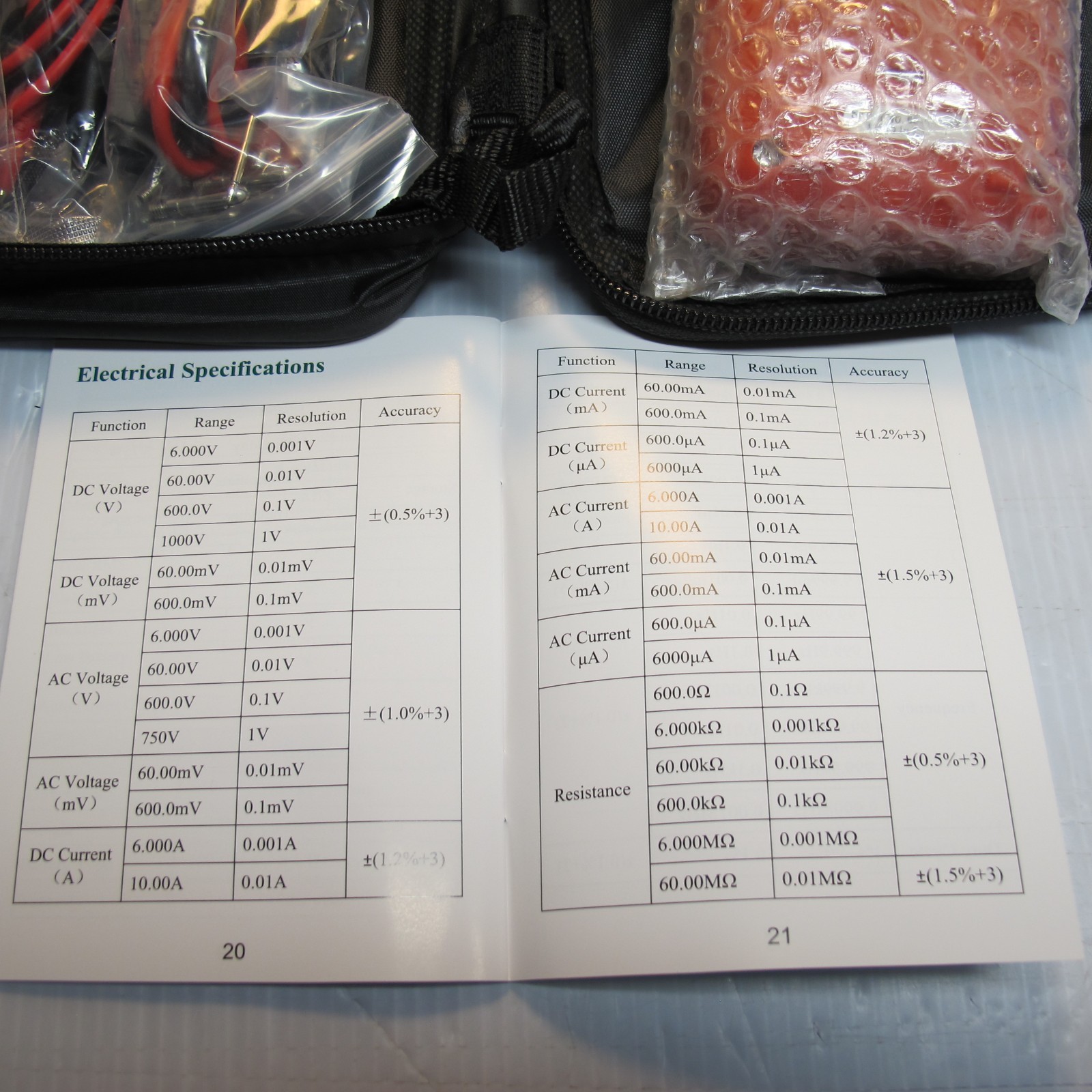 DIGITAL MULTIMETER 6000 COUNT ANENG 9002