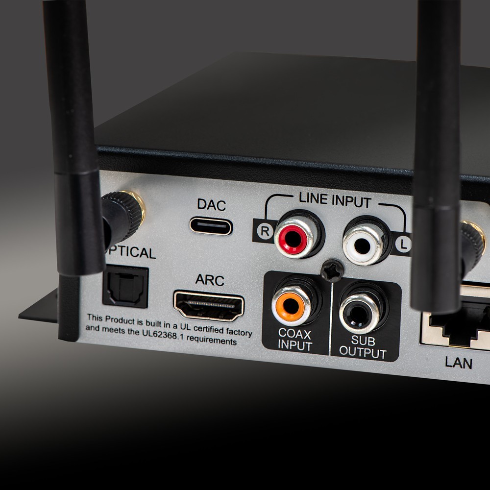 OSD Nero Stream XD 75W x2 App Controlled Stereo Amplifier, HDMI ARC, BT Wireless