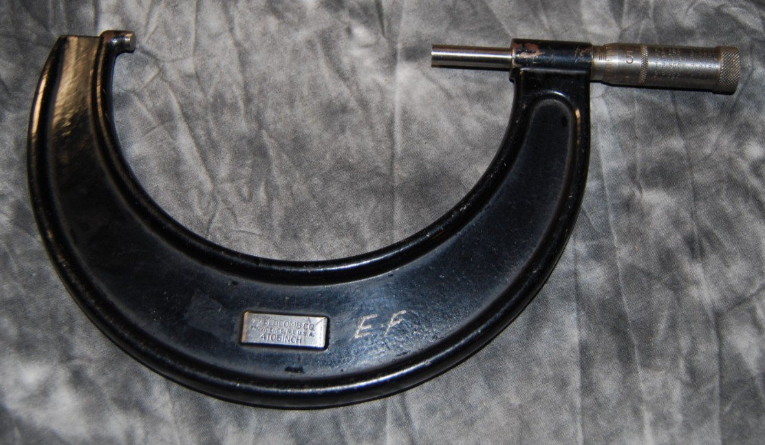 Vintage J.T. Slocomb OUTSIDE MICROMETER 4-5" Precision Measurements