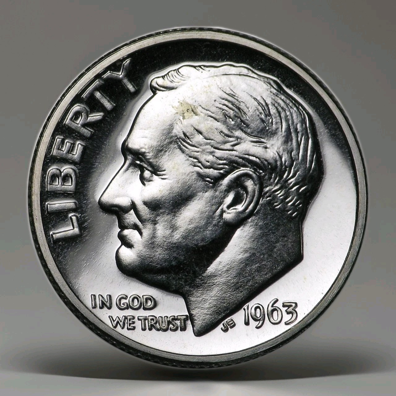 🌟1963 Roosevelt Dime GEM 💎 PROOF 90% SILVER in Original US Mint Cello OGP🌟