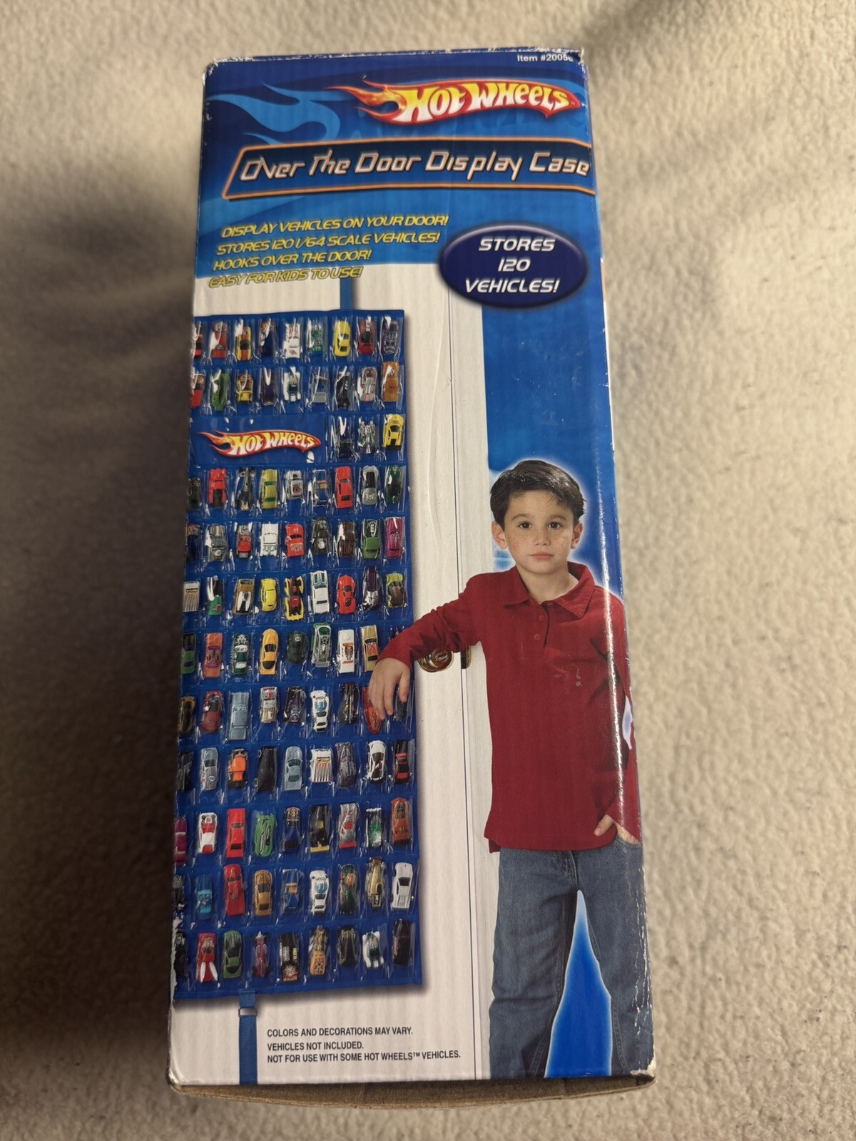Vintage Hot Wheels 120 Slot Over Door Hanging Storage Car Display Holder 2005