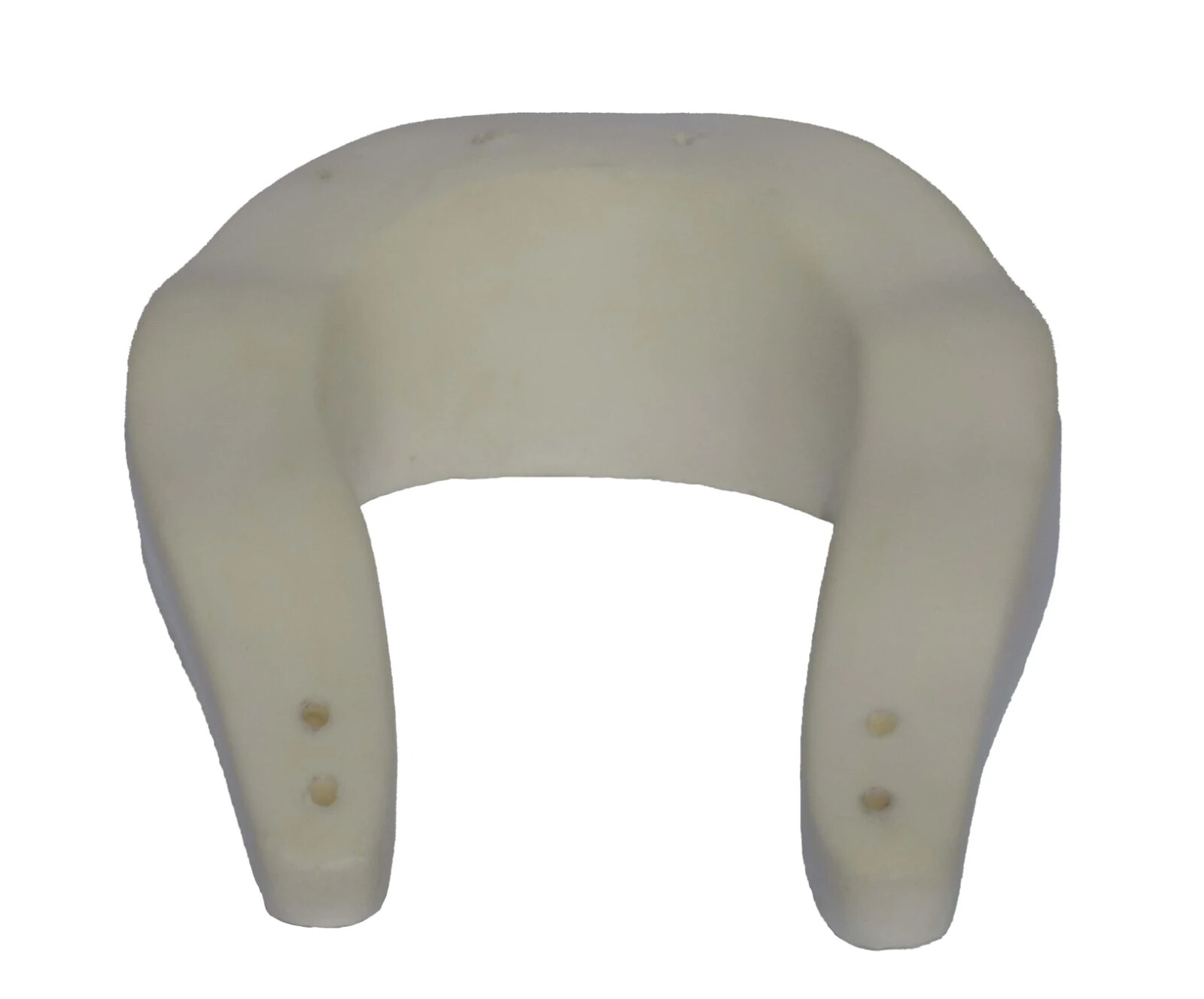 3 Inch Neck Collar / White Neck Roll with Tie Down Option by Model Mugging
