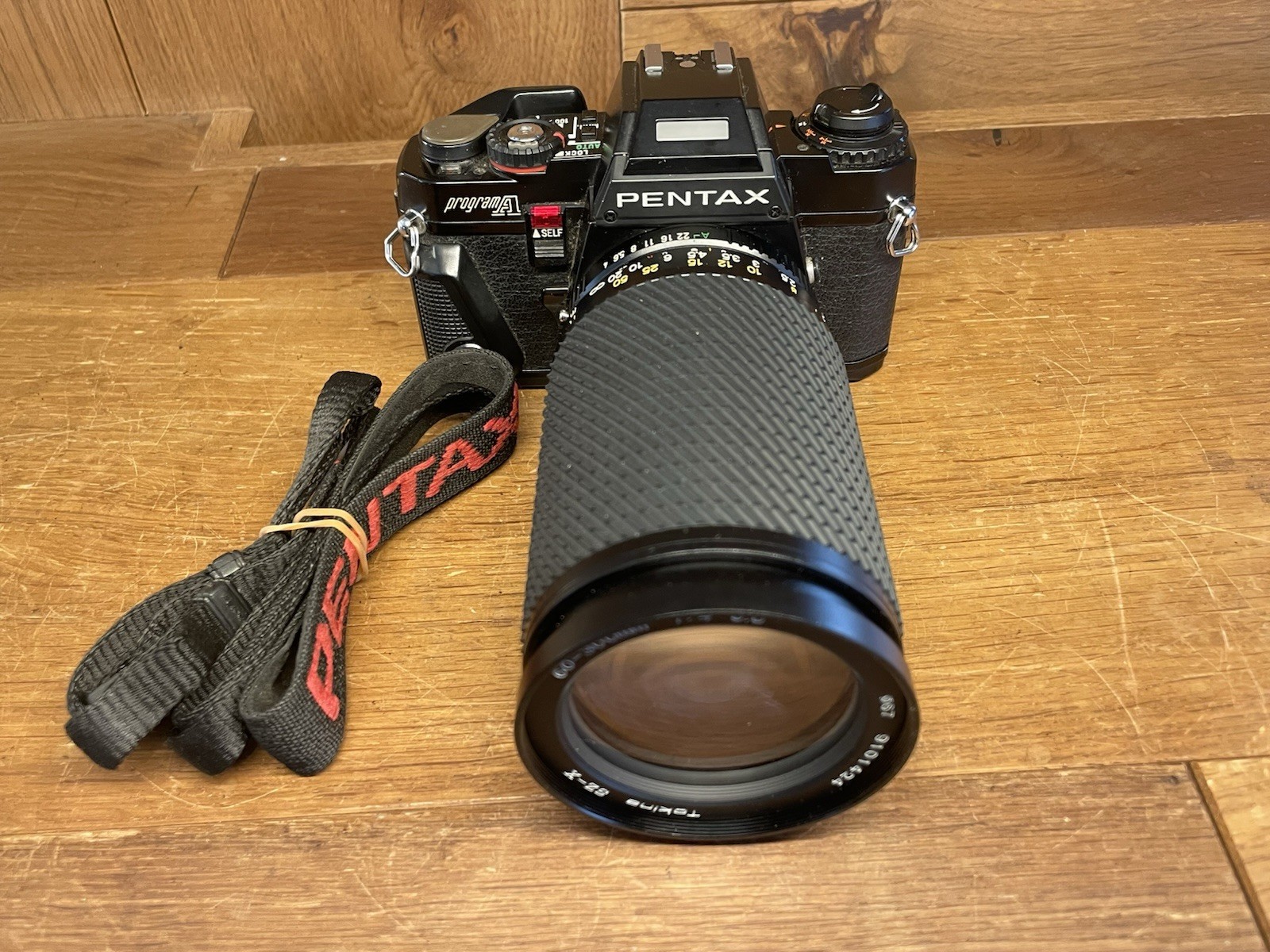 *Near Mint* Pentax Program A Film Camera Tokina SZ-X 60-300mm F/4-5.6 Lens / JPN