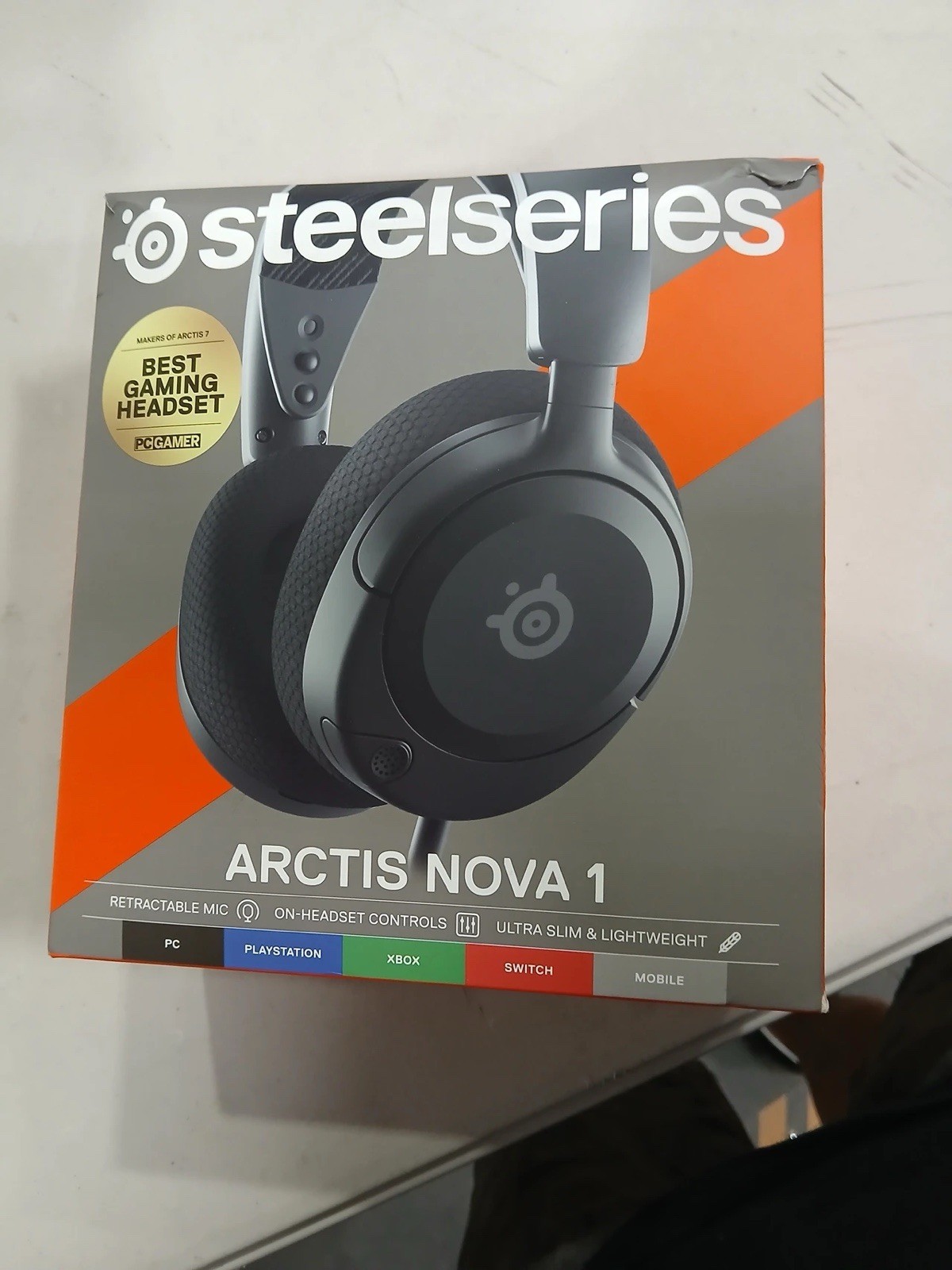 SteelSeries Arctis Nova 1 Over-Ear Gaming Headset - Black