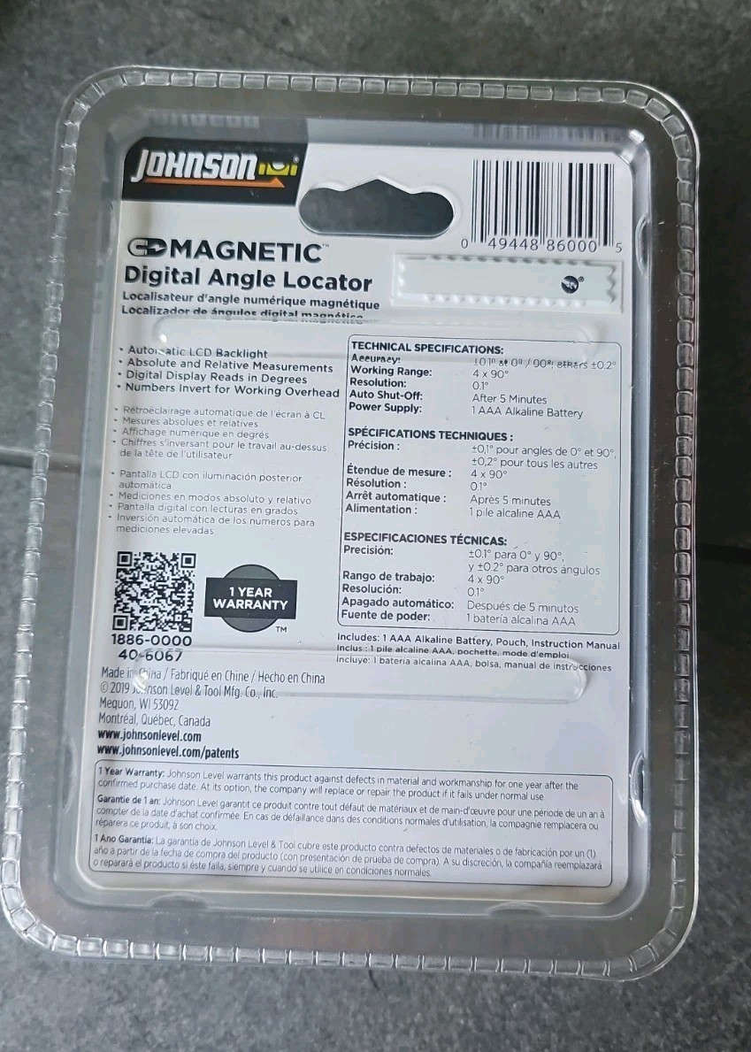 AI Overview￼￼￼+2This is a Johnson Level & Tool 1886-0000 Magnetic...