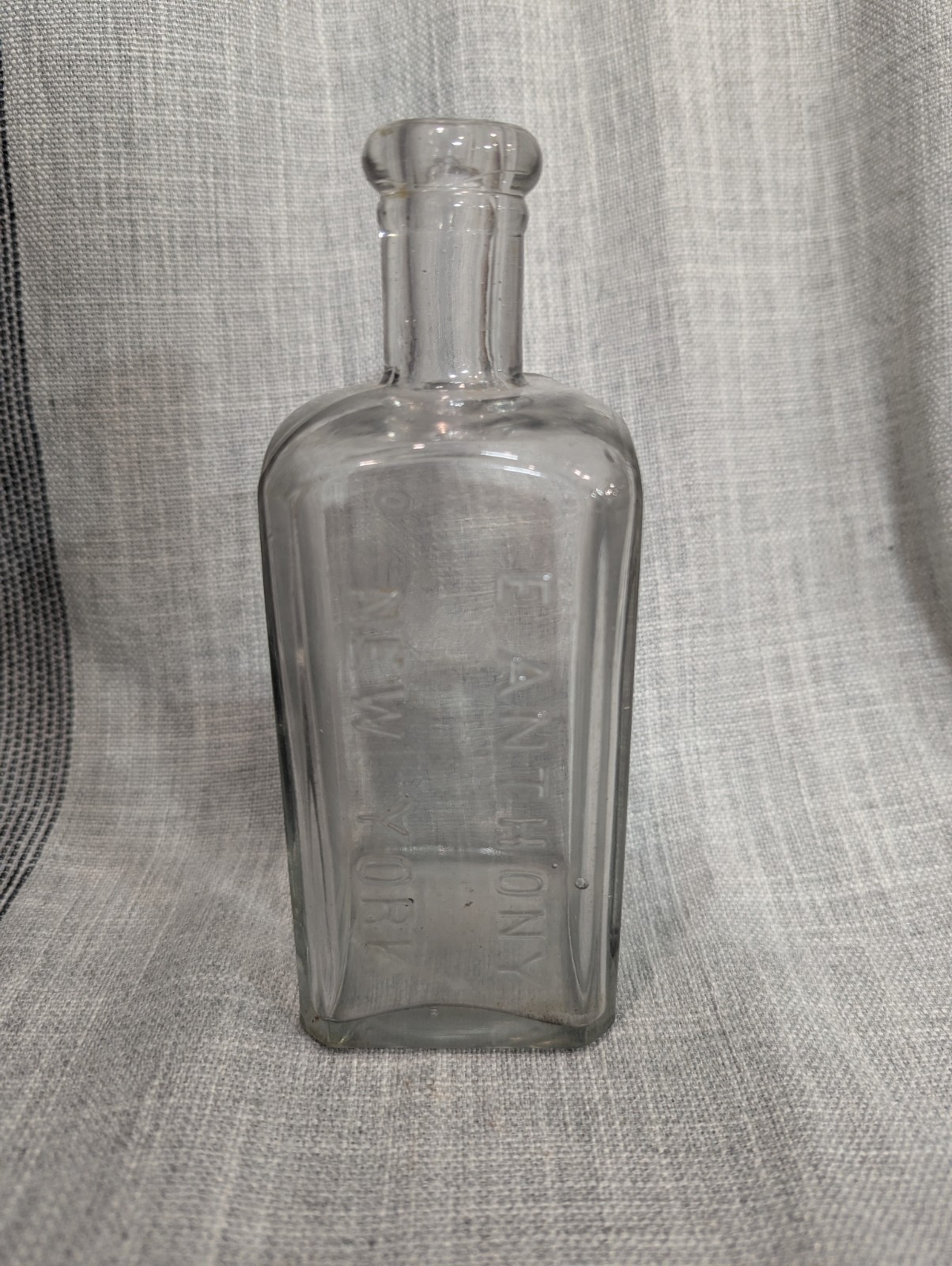 1860s E.ANTHONY NEW YORK EARLY AMBROTYPE COLLODIAN PHOTOGRAPH DEVELOPER BOTTLE