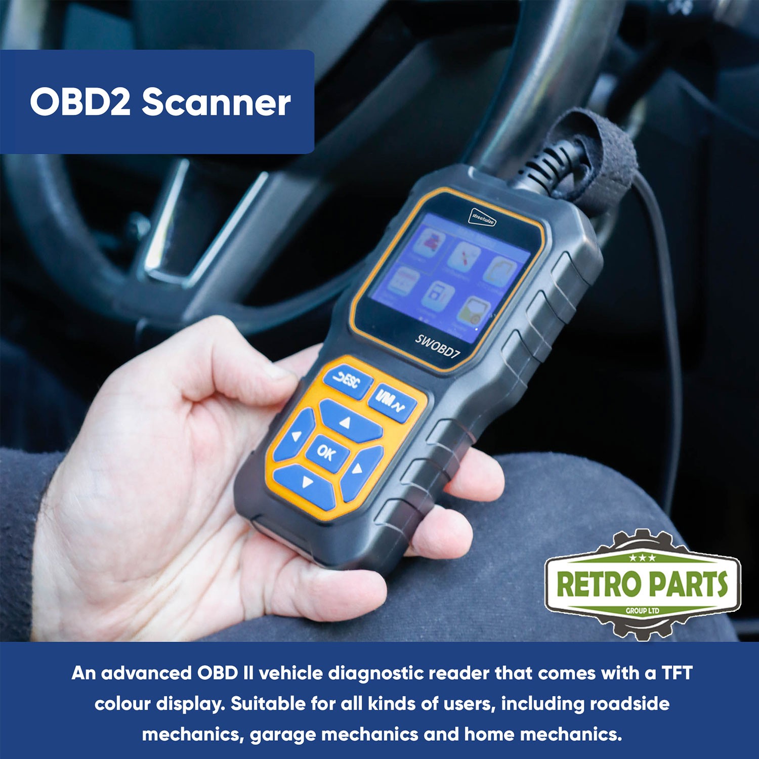 Professional OBD2 Scanner For Jaguar Diagnostic Reader Code Clear Reset