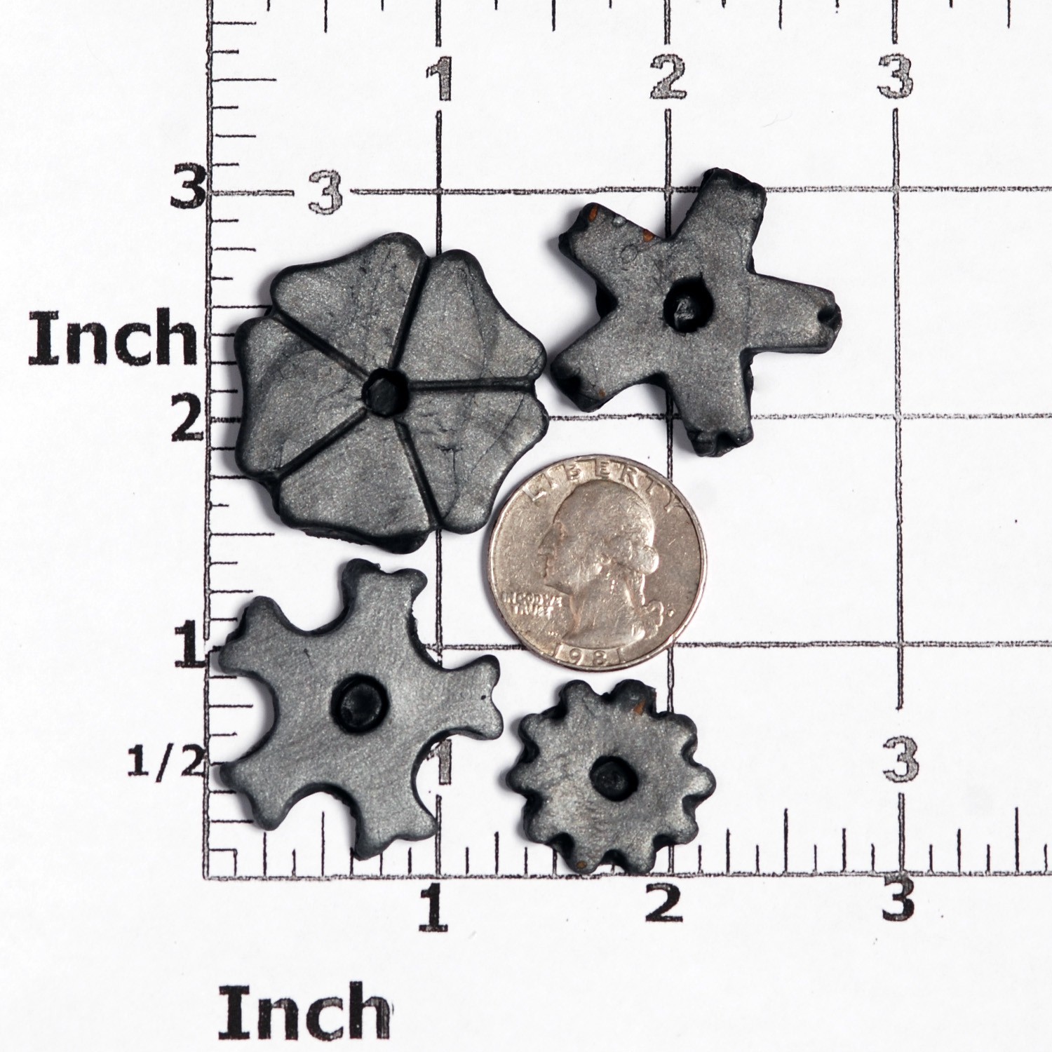 Silicone Mold Flexible Push mold for Polymer Clay Casting Mold for Resin (830)