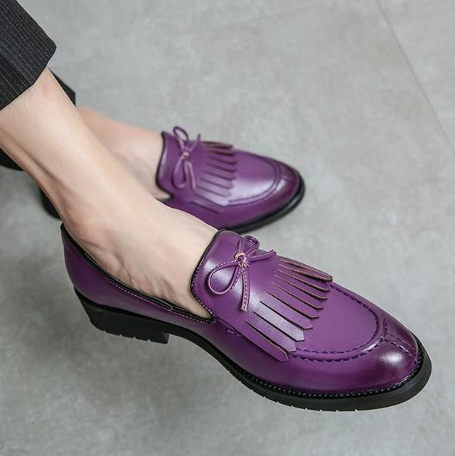 New Loafers Men Shoes PU Classic Wedding Party Dress Shoes Fashion Business