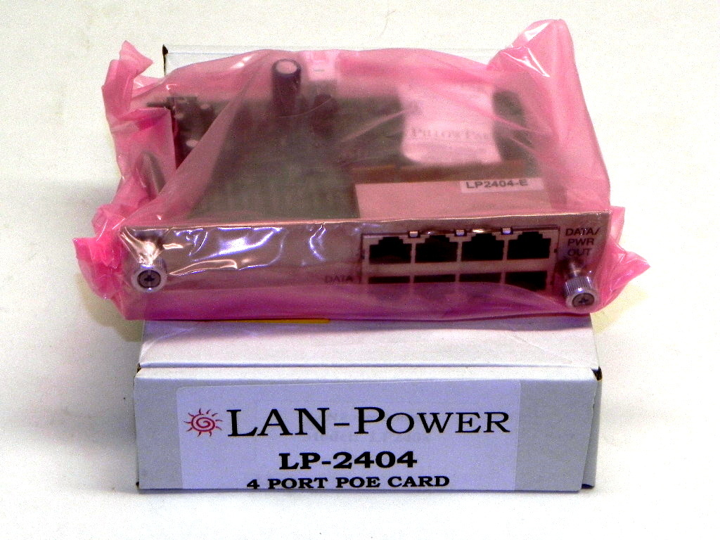 LAN-Power LP-2404 4 Port POE Card