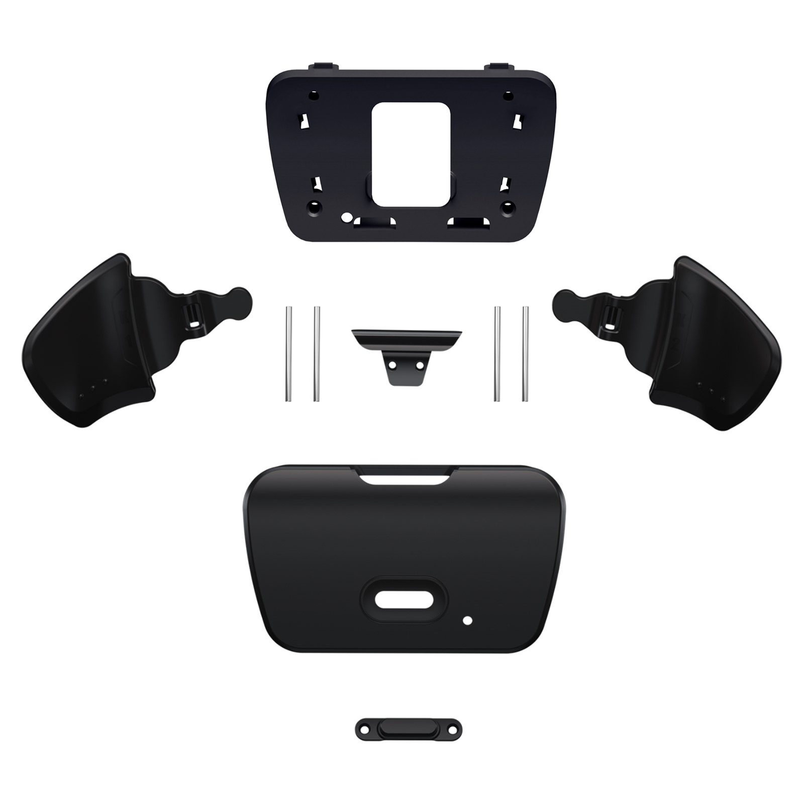 Replacement Redesigned K1 K2 Back Button Solid Black for PS5 RISE Remap Kit