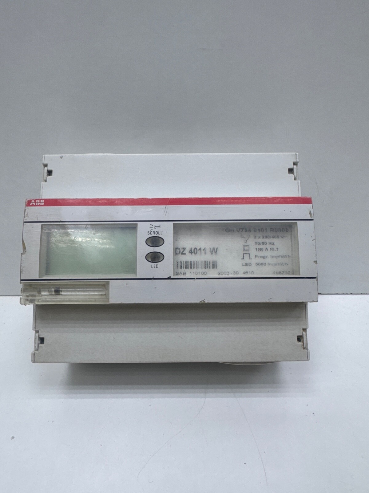 ABB DZ 4011 W Three Phase Electricity Meter GH V784 0101 R0000