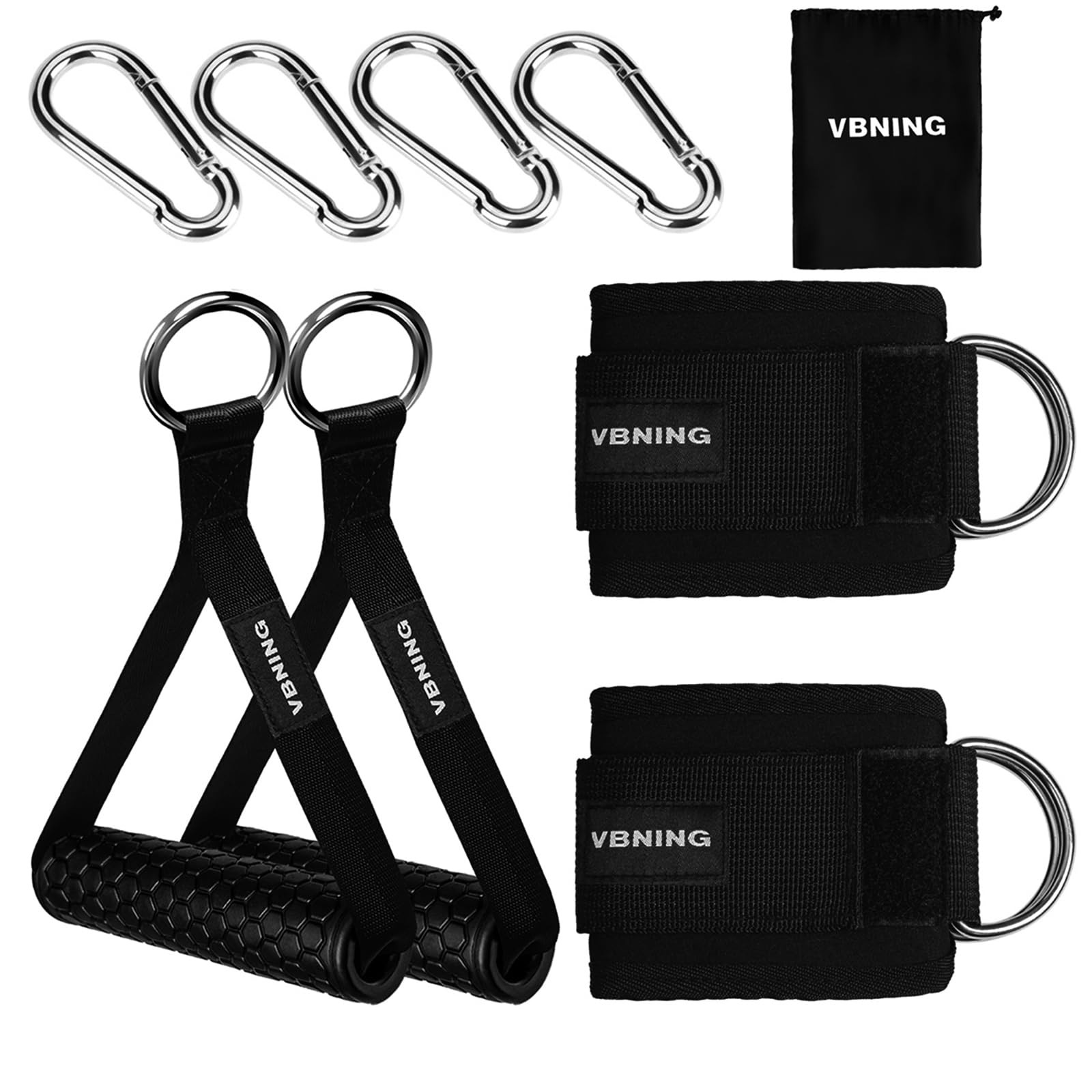 Ankle Straps for Cable Machines and Exercise Handles — Fitness Equipment for ...