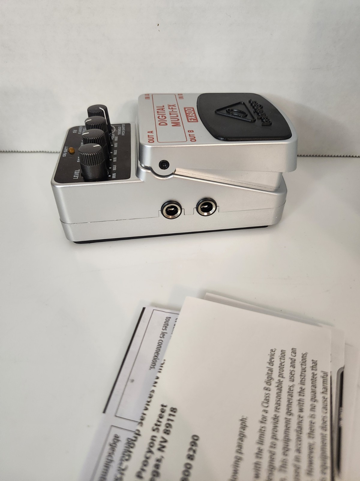 Behringer Fx600 Multi-Effector Electric Guitar Effecter