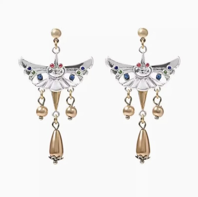 Mononoke Ayakashi Cosplay Earrings Ear Studs Eardrop Jewelry Ear Clips