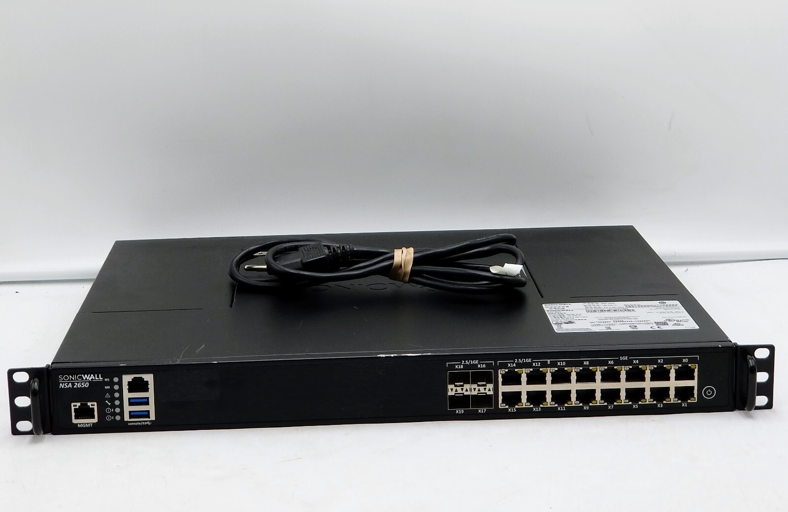 SONICWALL NSA 2650 NETWORK SECURITY APPLIANCE - USED