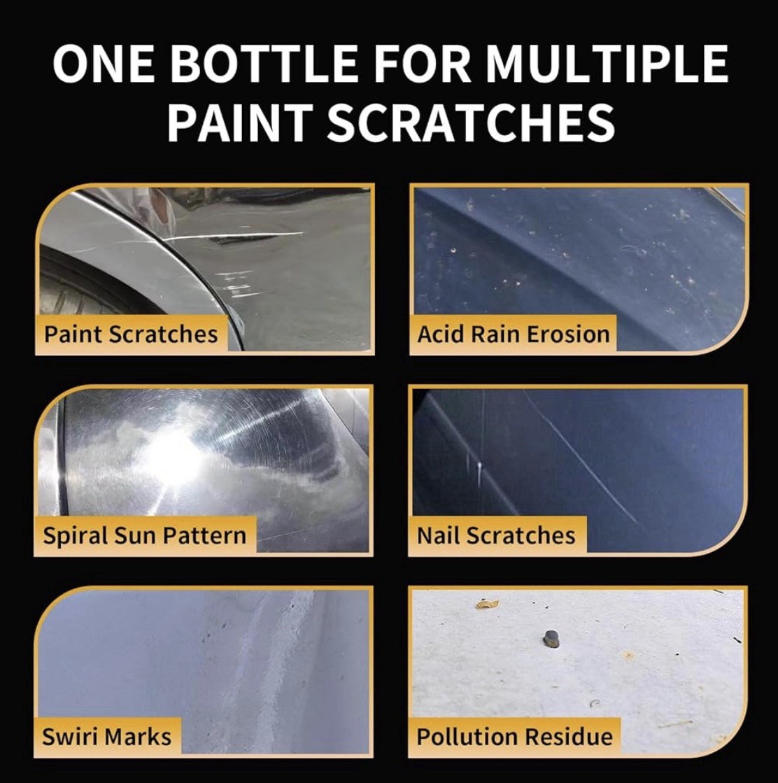 Car Scratch Remover for Vehicles Paint Scratch & Scuff Repair Kit 4.2 oz