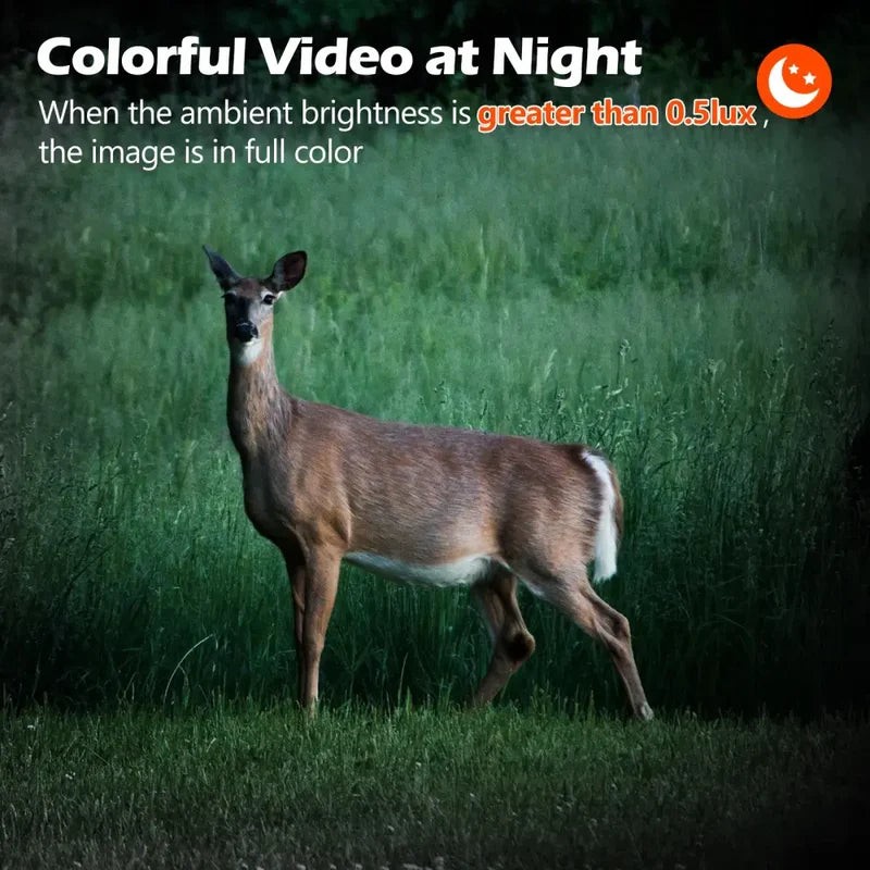 VOOPEAK Cellular Trail Camera - SIM Included, 360° Remote View, Motion Activated