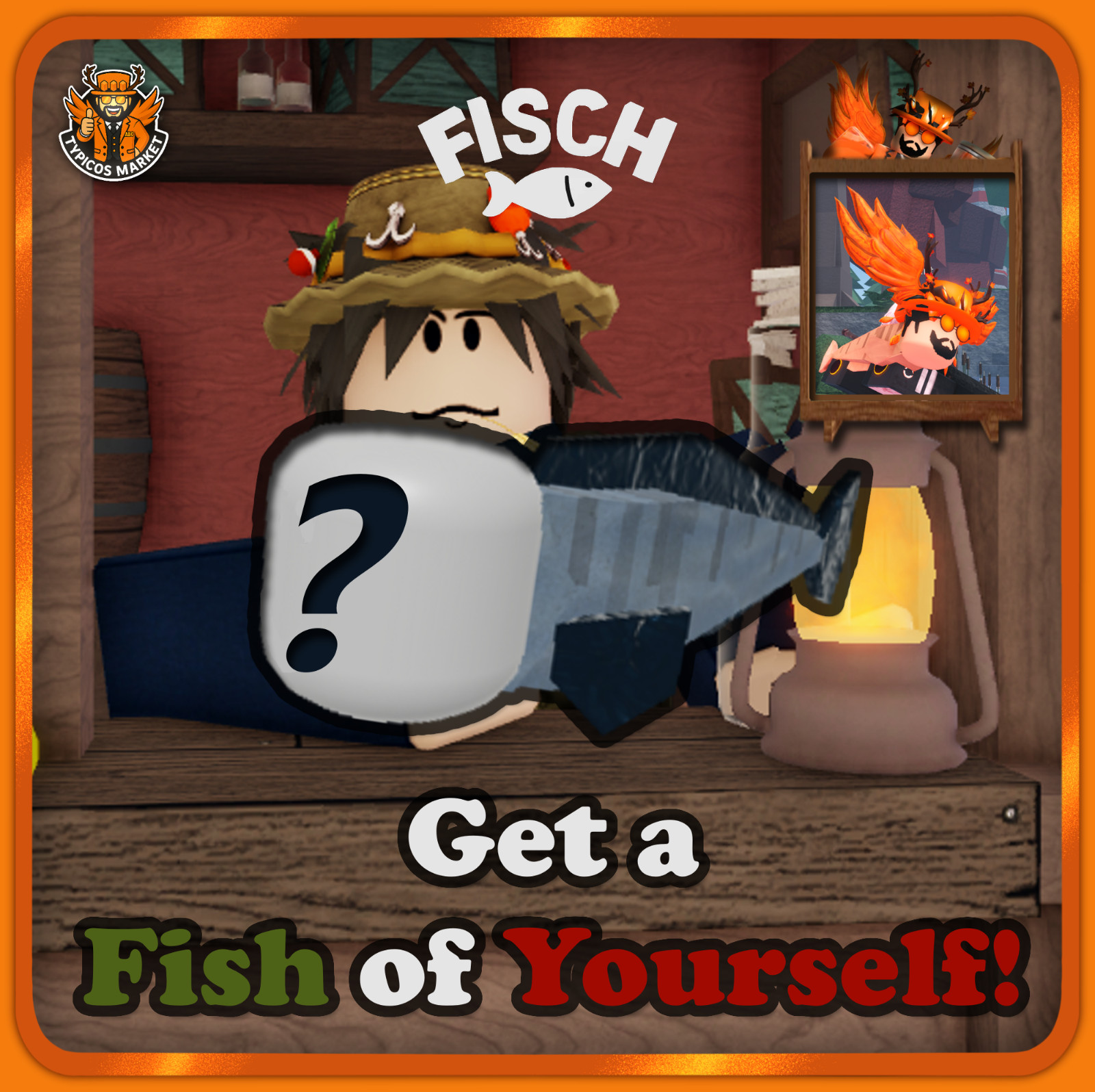[FISCH] - Get a fish of YOURSELF - [Obtainable by Friendly Rod]