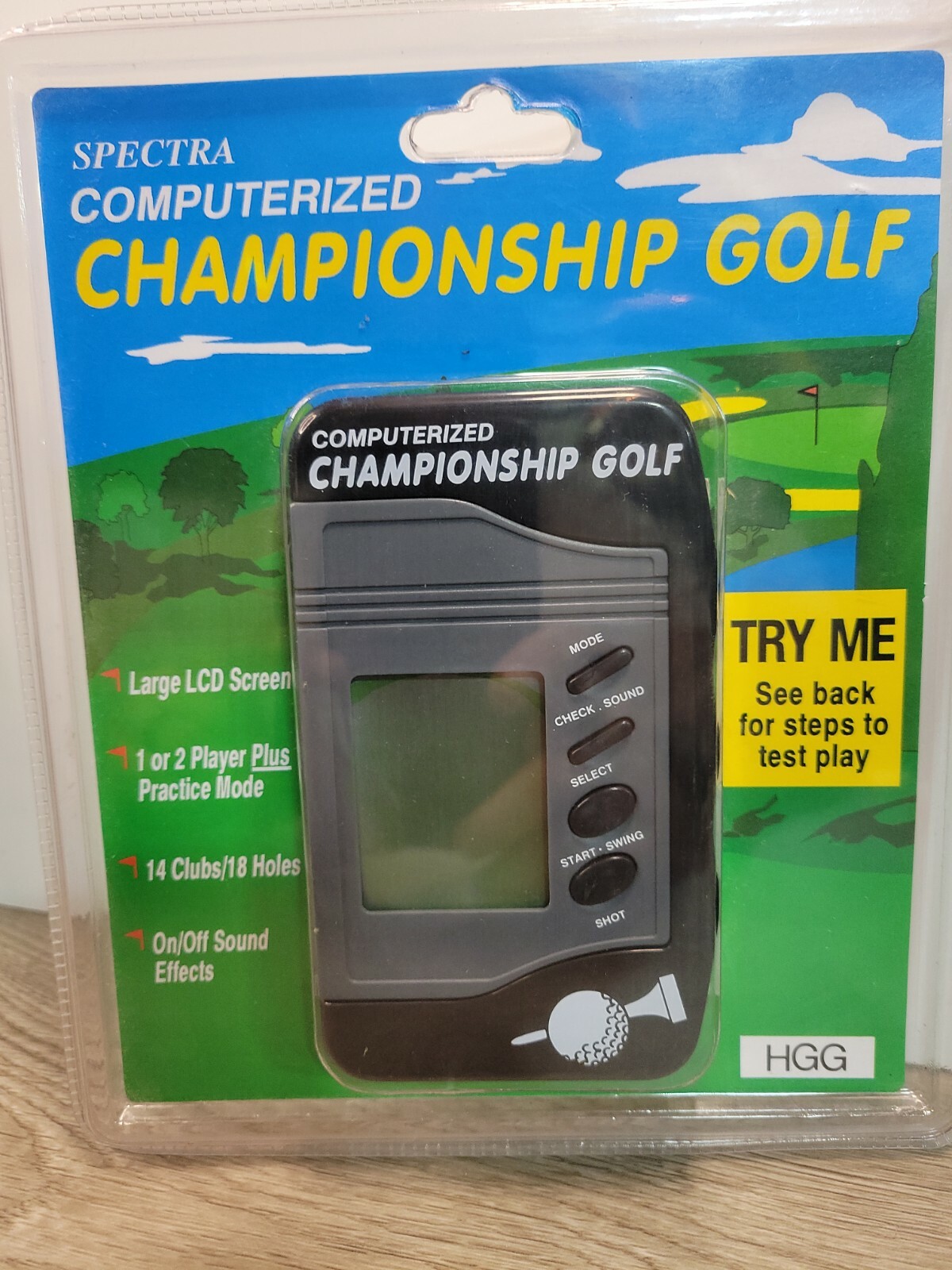 Vtg Spectra Computerized Champonship Golf Handheld Game NIP