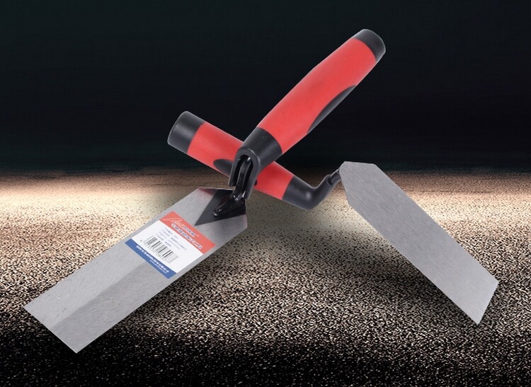 Concrete Finishing Trowel Carbon Steel Blade Square End Plaster Tool