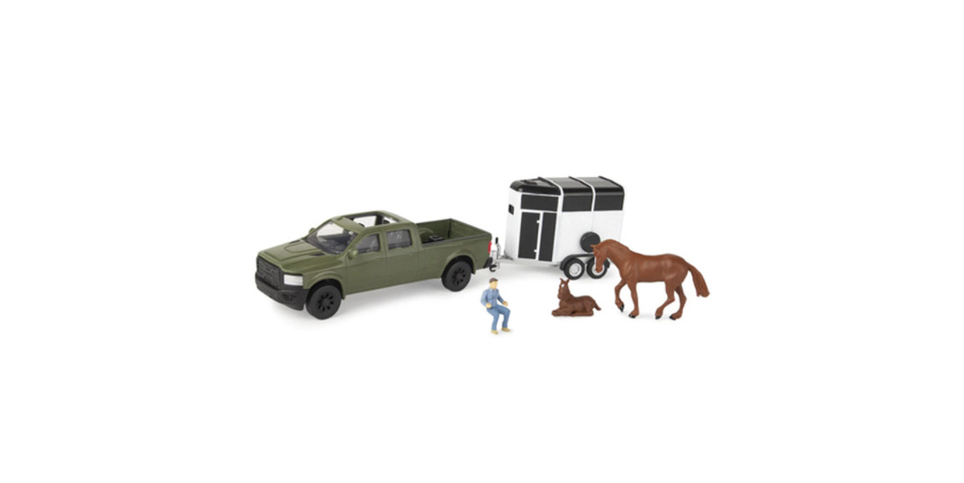 John Deere 1/32 Horse Trailer Set- LP85921