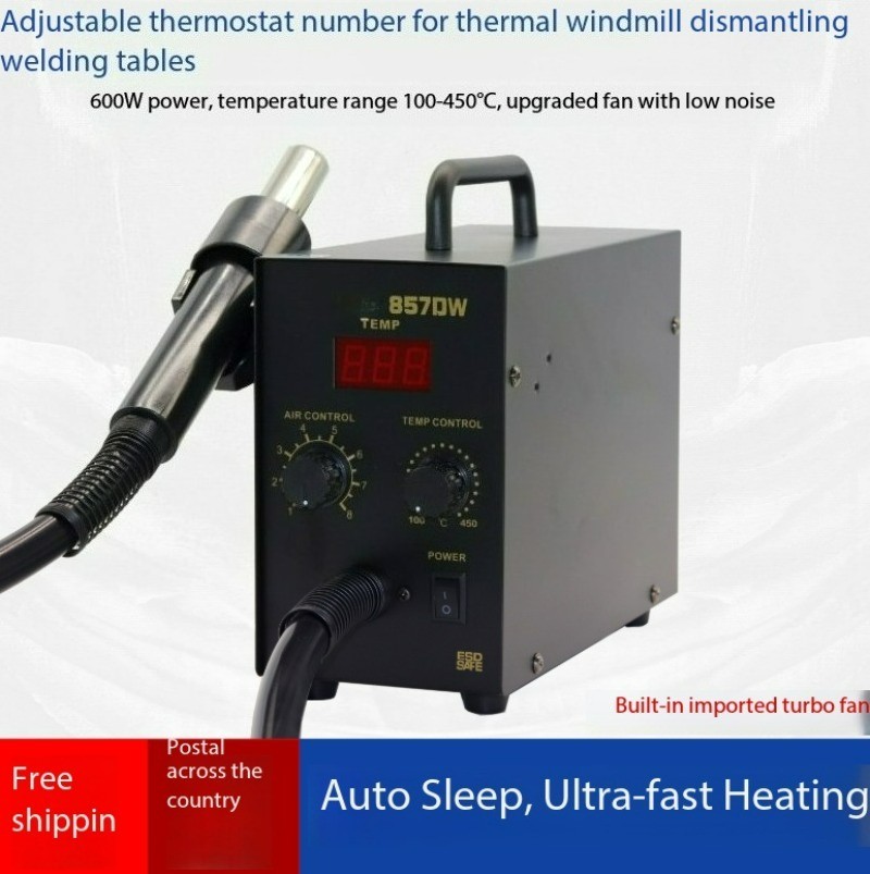 Anti-static Hot Air Gun Soldering Station Adjustable Electronic Repair Tool