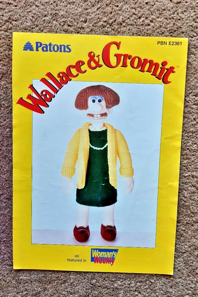 ALAN DART WALLACE & GROMIT TOYS KNITTING PATTERN PICK & MIX