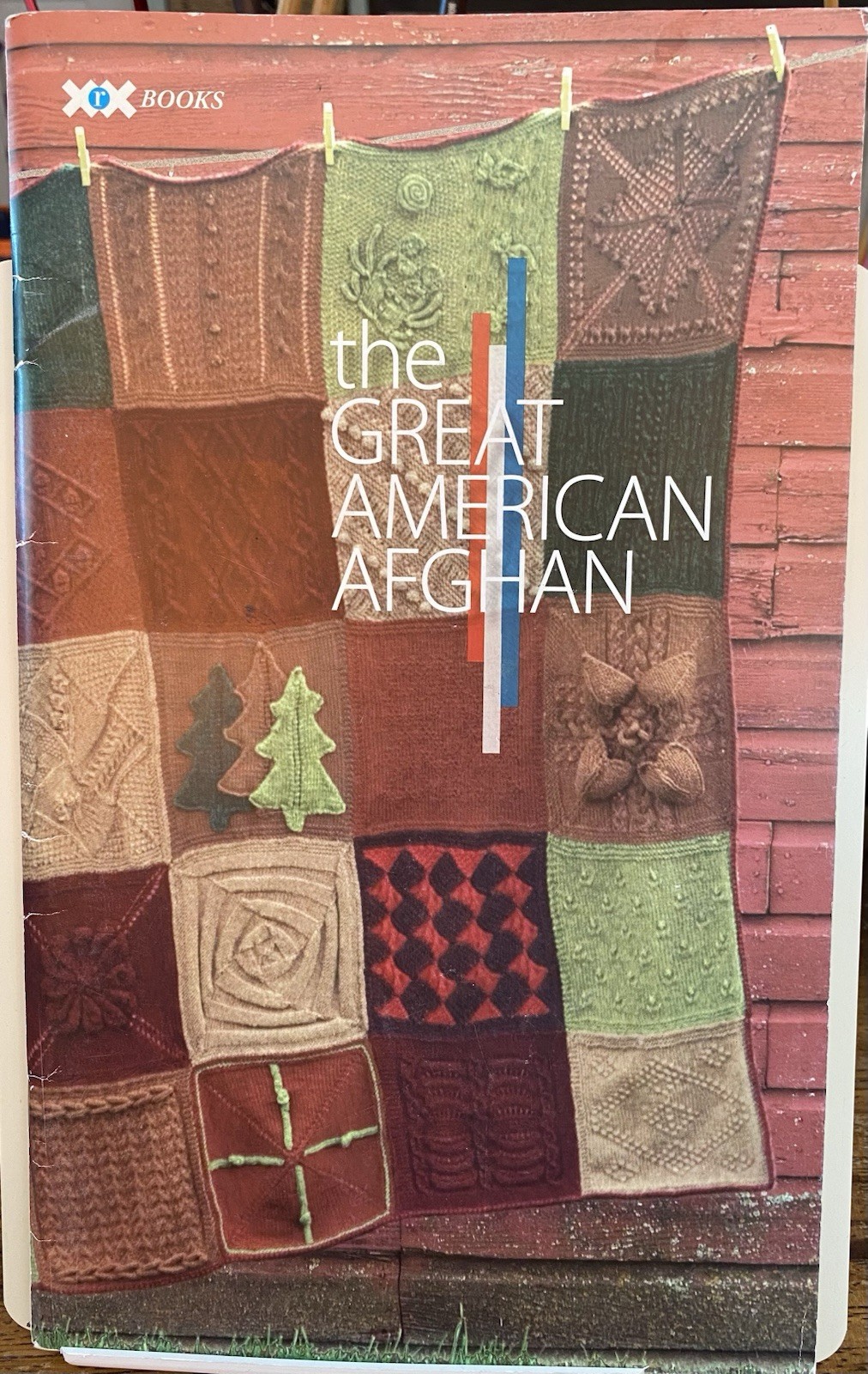 XRX, Inc.~ KNITTER'S MAGAZINE THE GREAT AMERICAN AFGHAN Knitting Book 25 Designs