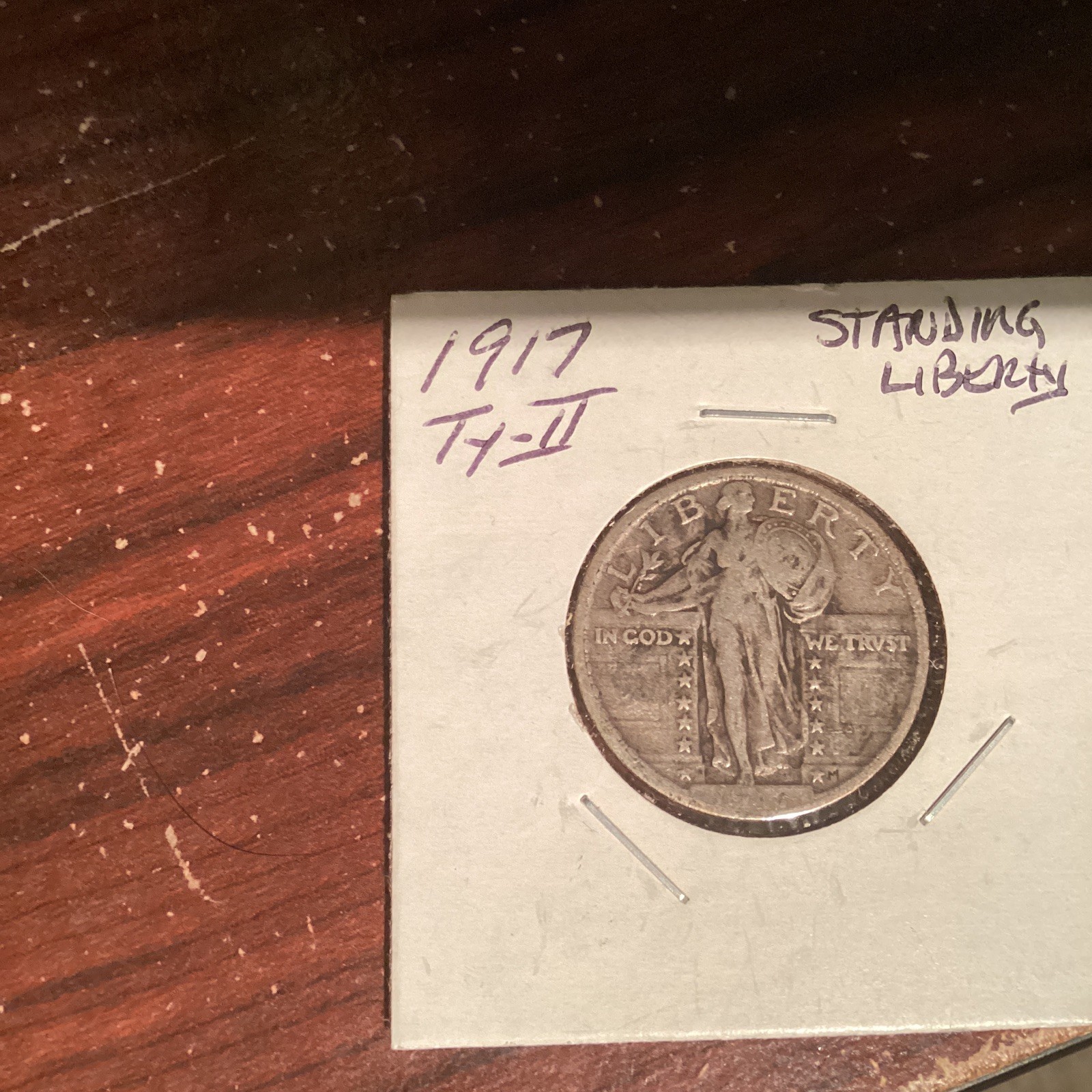 1917 Type 2 Standing Liberty Quarter