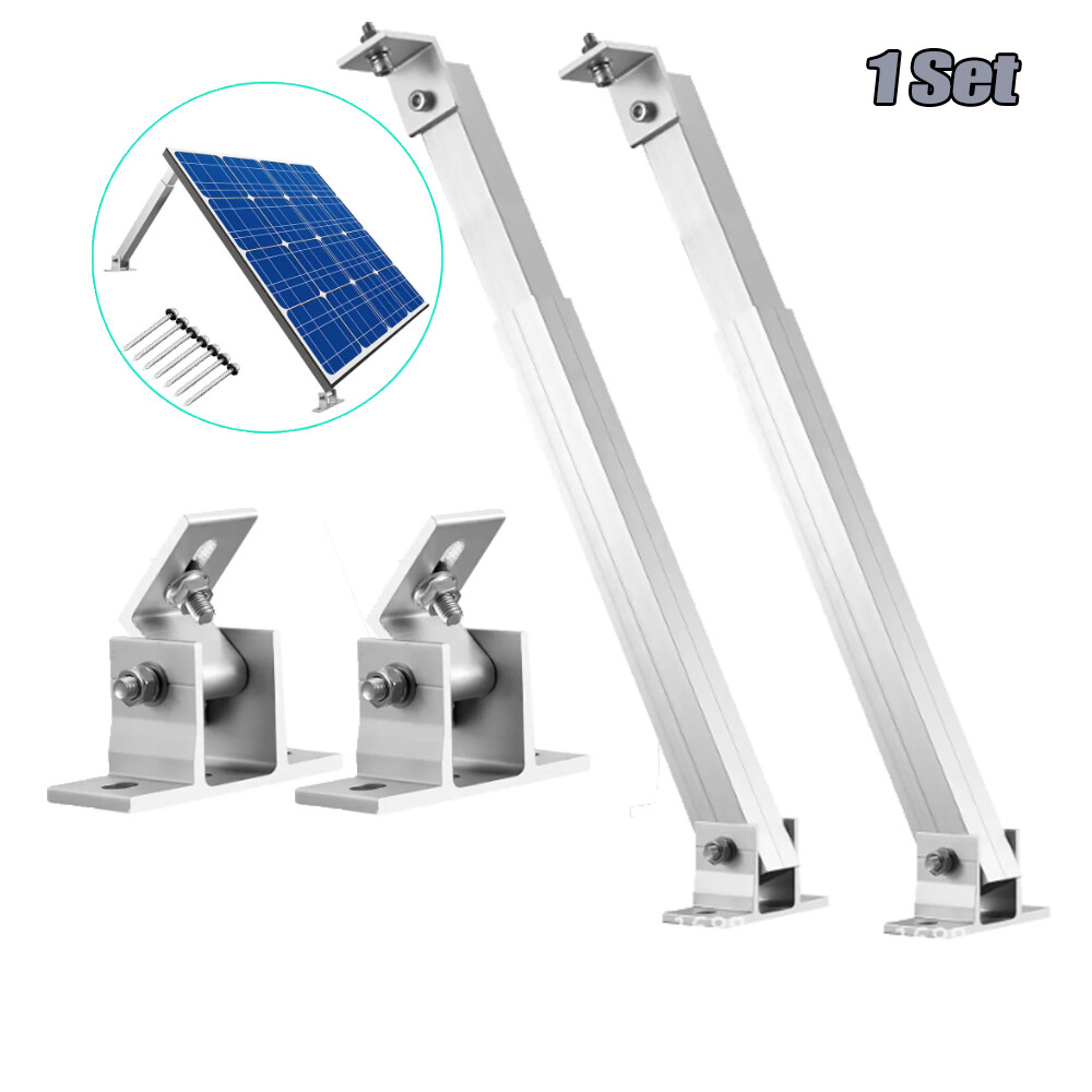 15-30° Solar Panel Mounting Bracket Adjustable Angle Tilt Mount Fixing Wall Roof