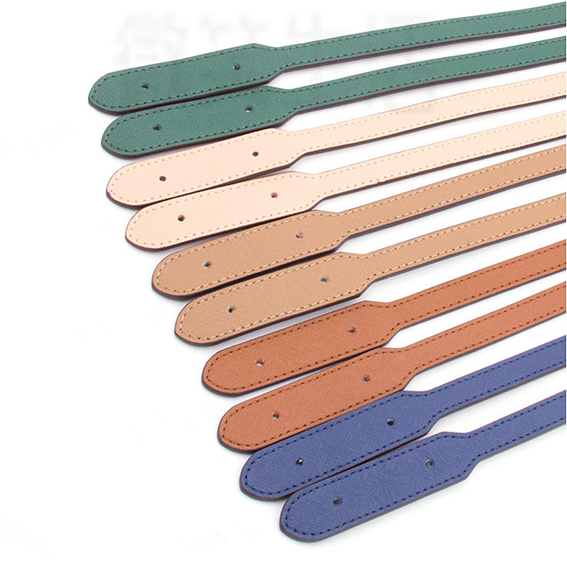1 Pair Women's Cross Leather Shoulder Purse Handbag Bag DIY Handle Strap 73cm