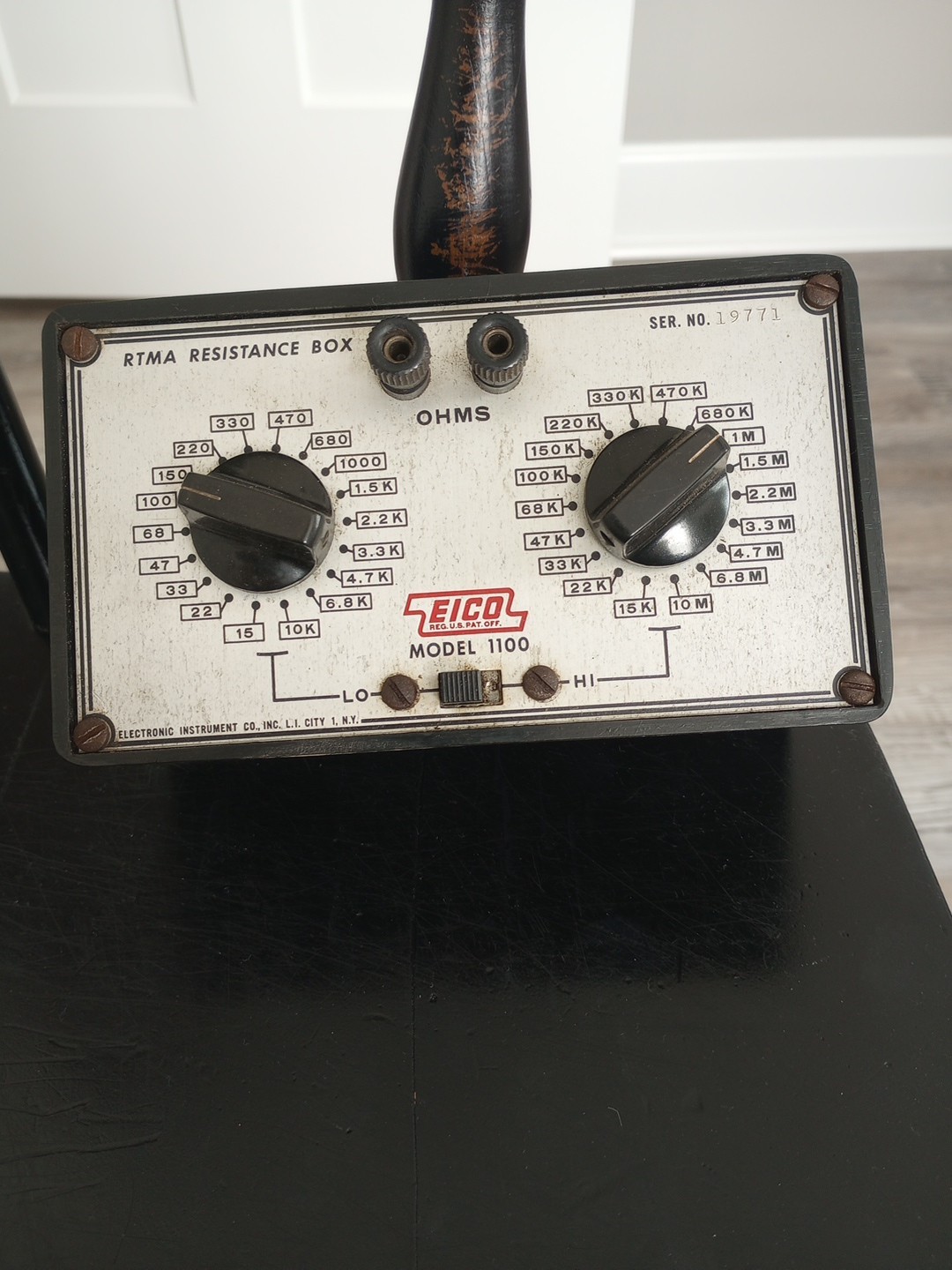 EICO RTMA Resistance Box Model 1100 - Vintage Resistor Substitution - Untested