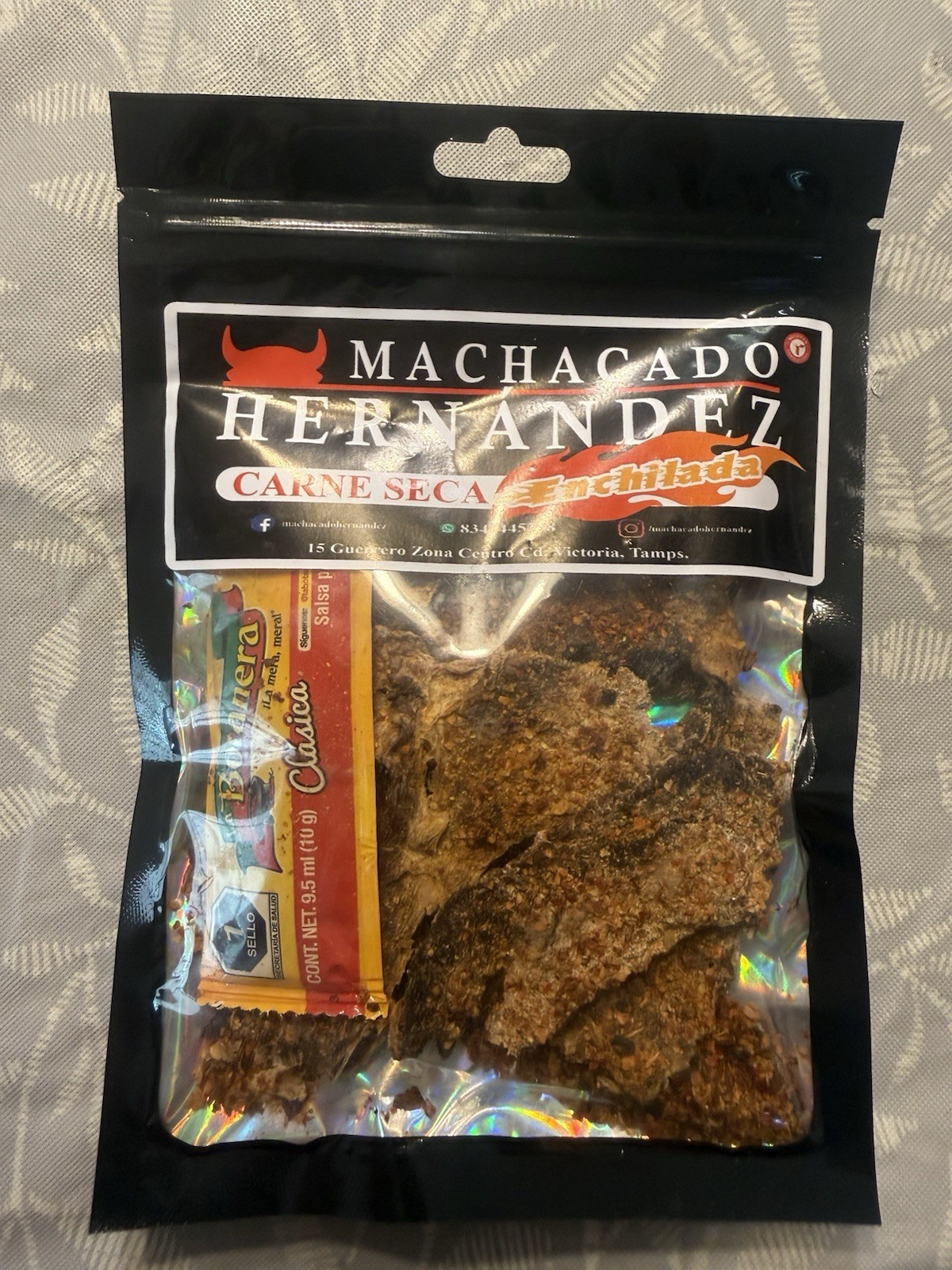 MEXICAN HERNANDEZ BEEF JERKY FLAVOR ENCHILADA SPICY 🌶️ 75g