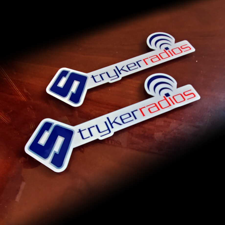 stryker radio decal sticker for cb radio ham radio electronics