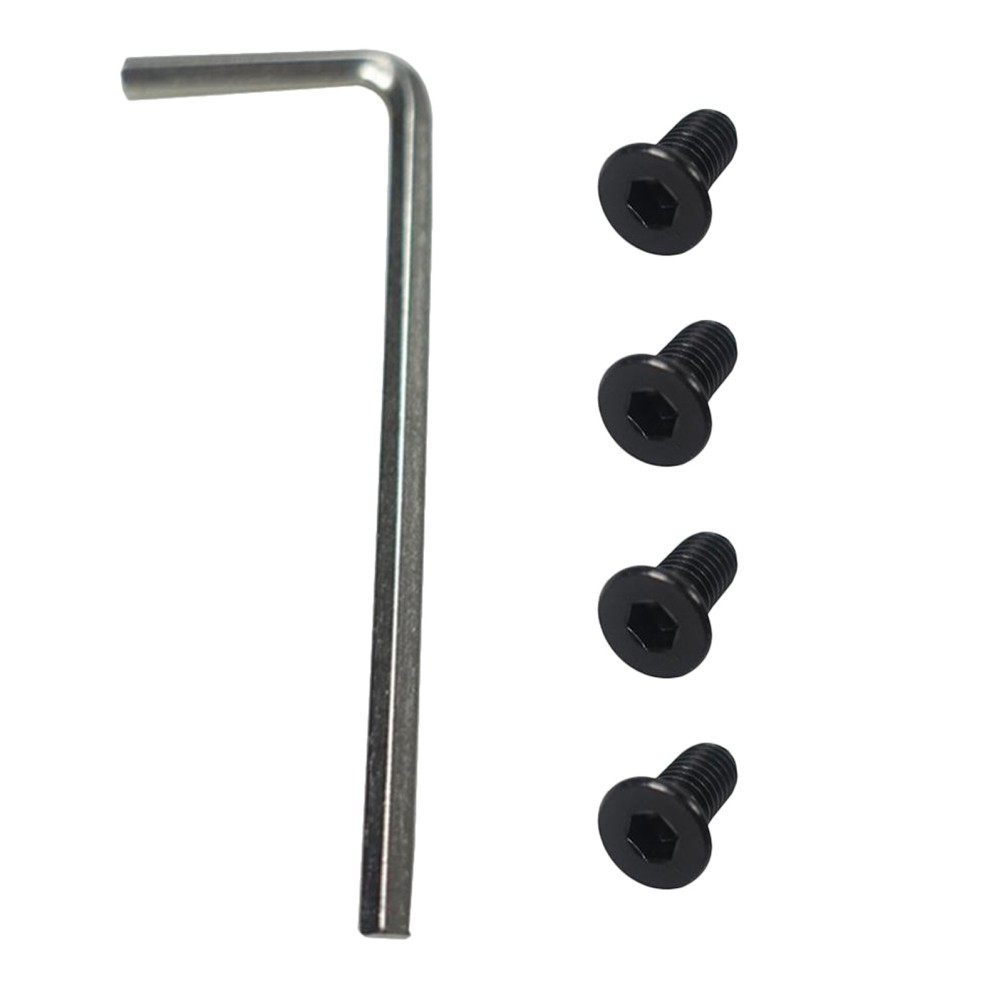 Scooter Handlebar Front Fork Screws Replacement Stainless Steel Durable Black
