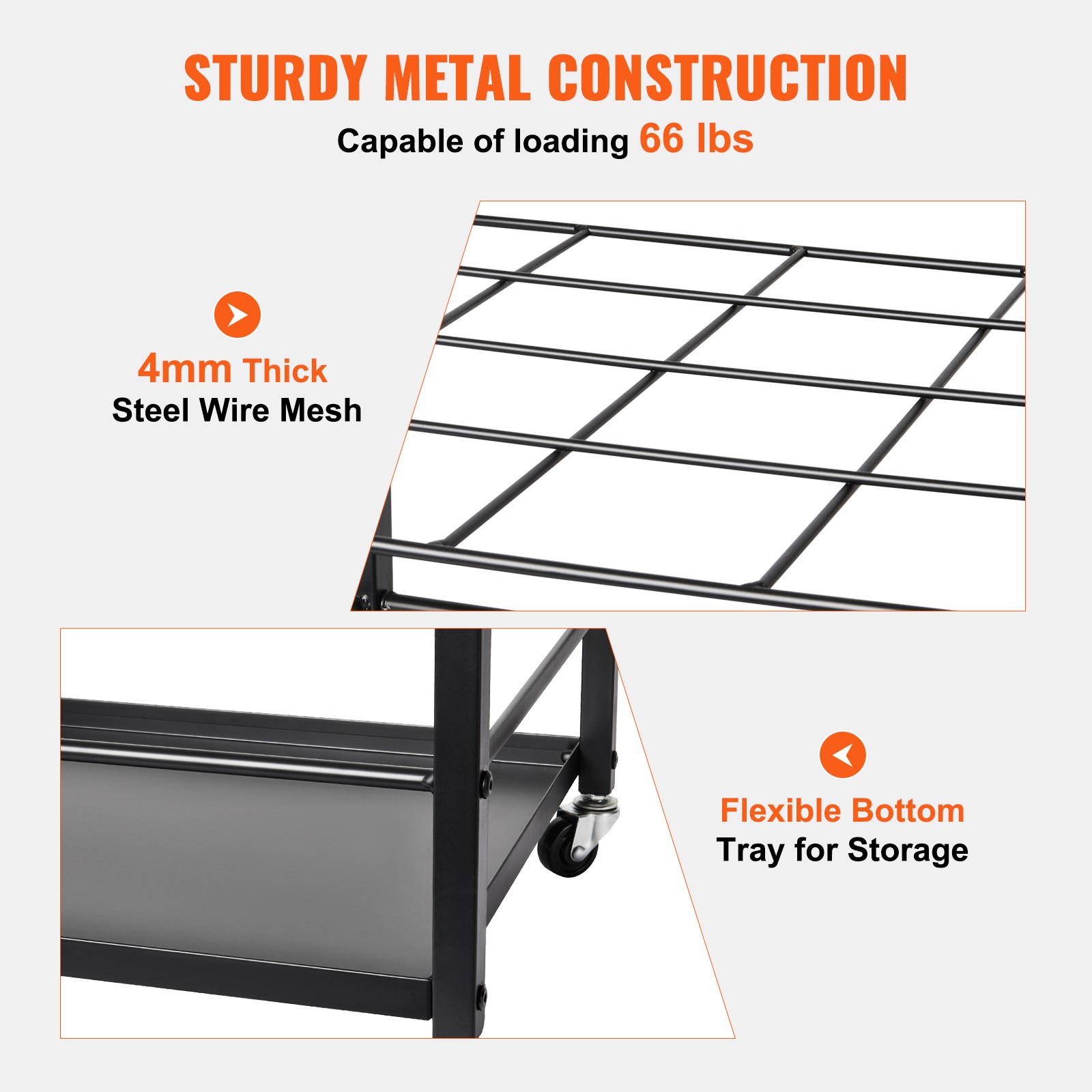 VEVOR Blueprint Storage Rack 20 Slots Mobile Roll File Holder for Architectural