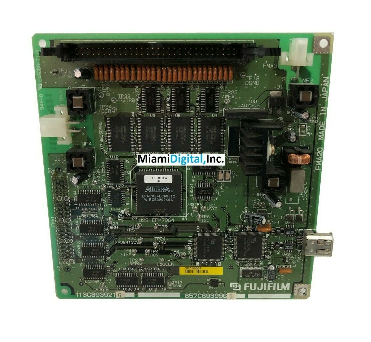 FUJI PCB FMA20 857C893996 / 113C893921 *TESTED" Made In Japan